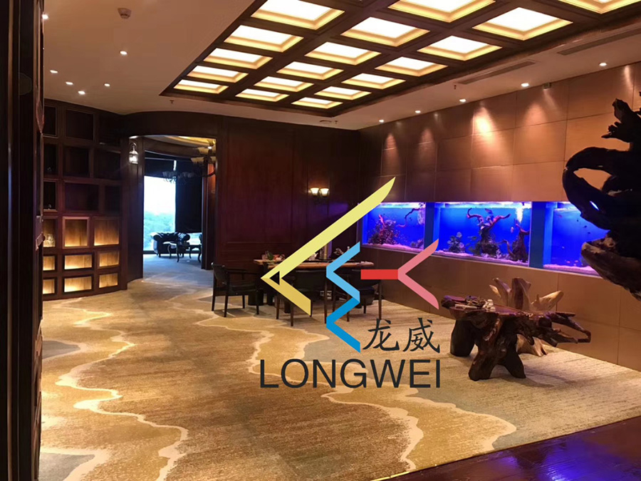 龍威酒店魚缸定制案例